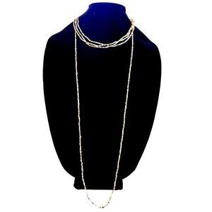 Free People Multi-Tone Beaded Convertible Necklace | Boho Layered Jewelry